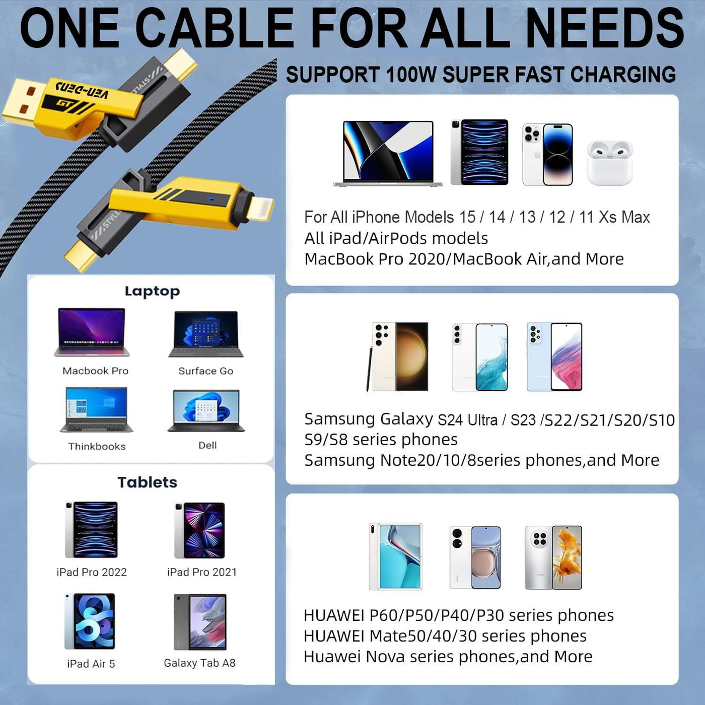 4-in-1 FAST Charging Cable