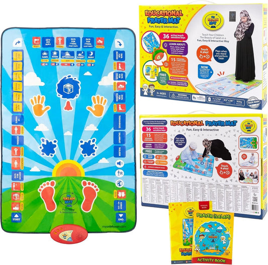 Islamic Eductional Prayer Mat (High Quality)