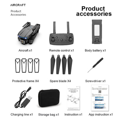 E88 Pro Drone with 4K HD Dual Camera WiFi